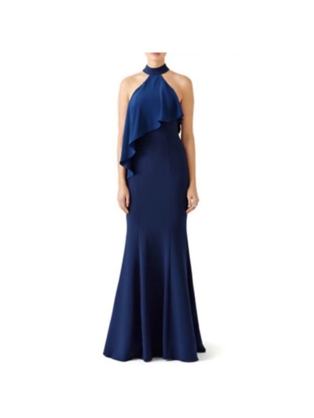 Jay Godfrey Franklin Gown in Navy Blue sz 2